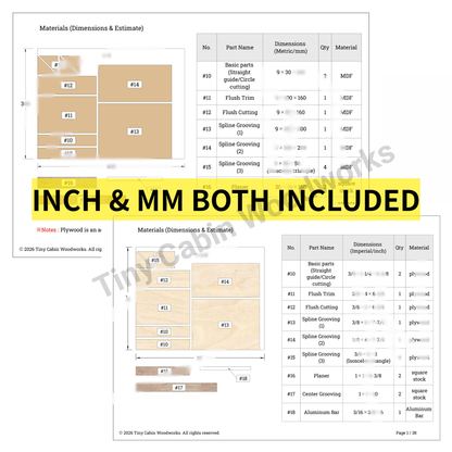 14-in-1 Multi-Function Trim Router Base Plans-3D PDF (Metric & Imperial Bundle)