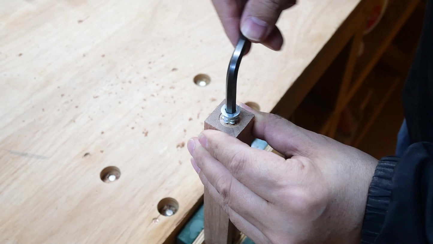 可動式トリマーテンプレート治具 製作図面（ミリ・インチ PDFプラン）