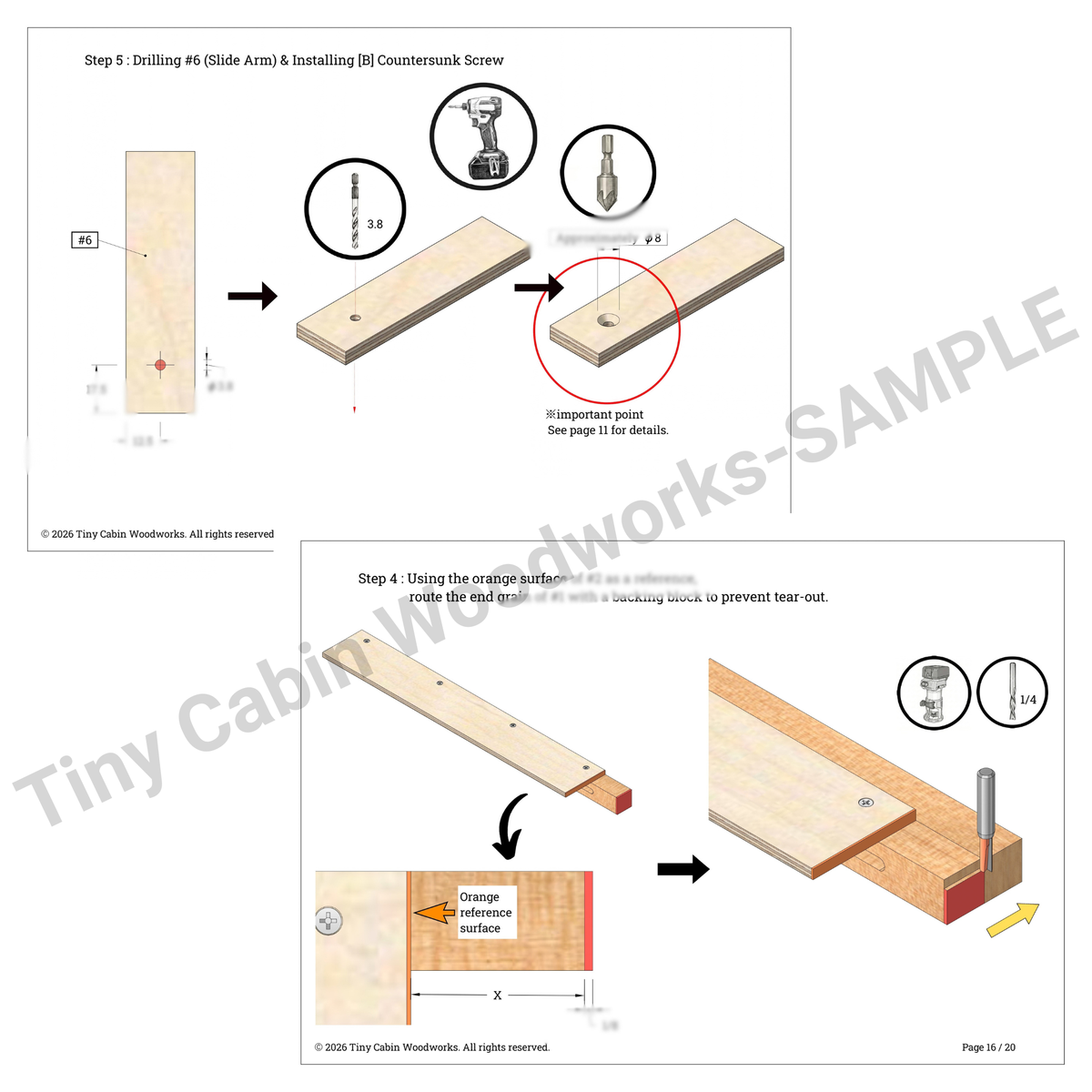 4-in-1 Ultimate Trim Router Jig Plans Bundle - Metric & Imperial 3D PDF