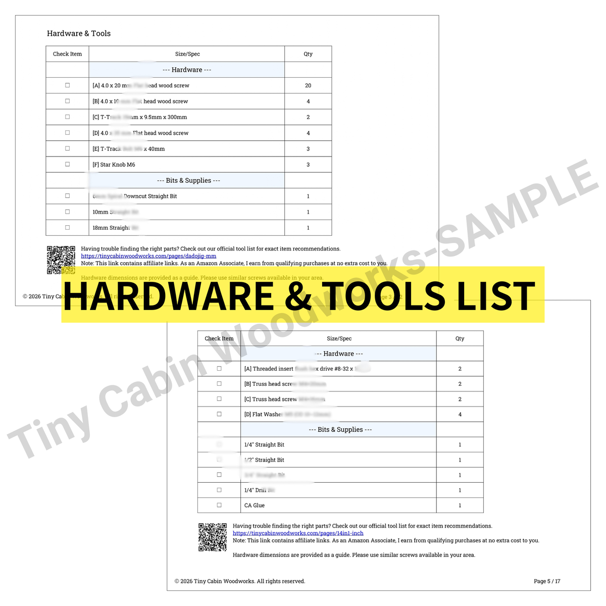 4-in-1 Ultimate Trim Router Jig Plans Bundle - Metric & Imperial 3D PDF
