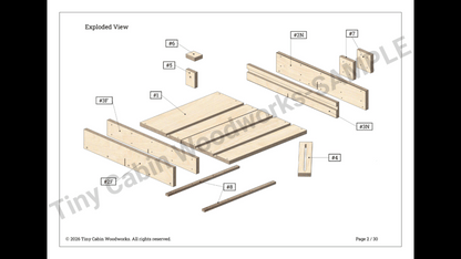 Cross-Cut Sled Plans for DeWalt DWE7485 ＆ Compact Table Saws - 3D PDF (Metric & Imperial Bundle)