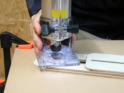 Circle Cutting Jig Plans for Trim Routers (No Center Hole)-Metric & Imperial Bundle (20-Page 3D PDF Guide)