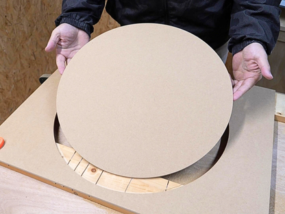 Circle Cutting Jig Plans for Trim Routers (No Center Hole)-Metric & Imperial Bundle (20-Page 3D PDF Guide)