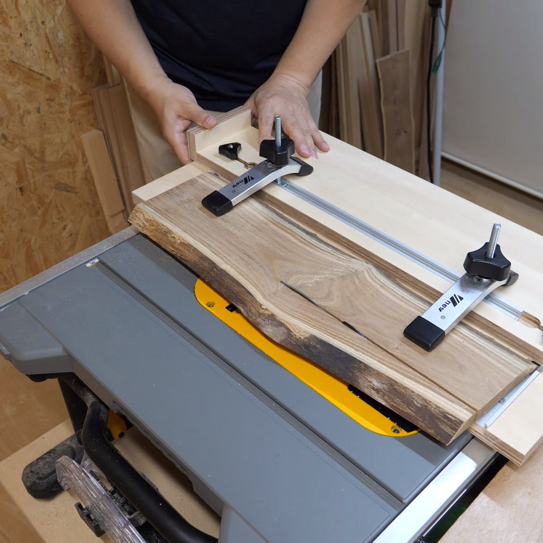 2-in-1 Taper & Straight Line Ripping Jig Plans for DeWalt DWE7485 & Compact Saws-3D PDF (Metric & Imperial)