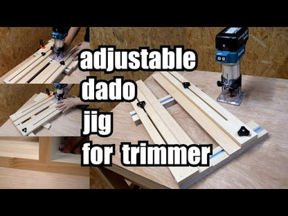 4-in-1 Ultimate Trim Router Jig Plans Bundle - Metric & Imperial 3D PDF
