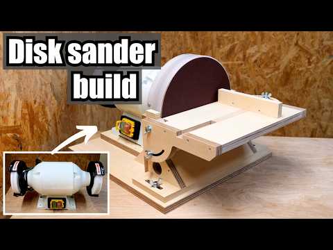 Disk Sander Build Plans from a Bench Grinder-Metric & Imperial Bundle (66-Page 3D PDF Guide)