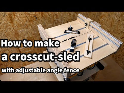 Cross-Cut Sled Plans for DeWalt DWE7485 ＆ Compact Table Saws - 3D PDF (Metric & Imperial Bundle)